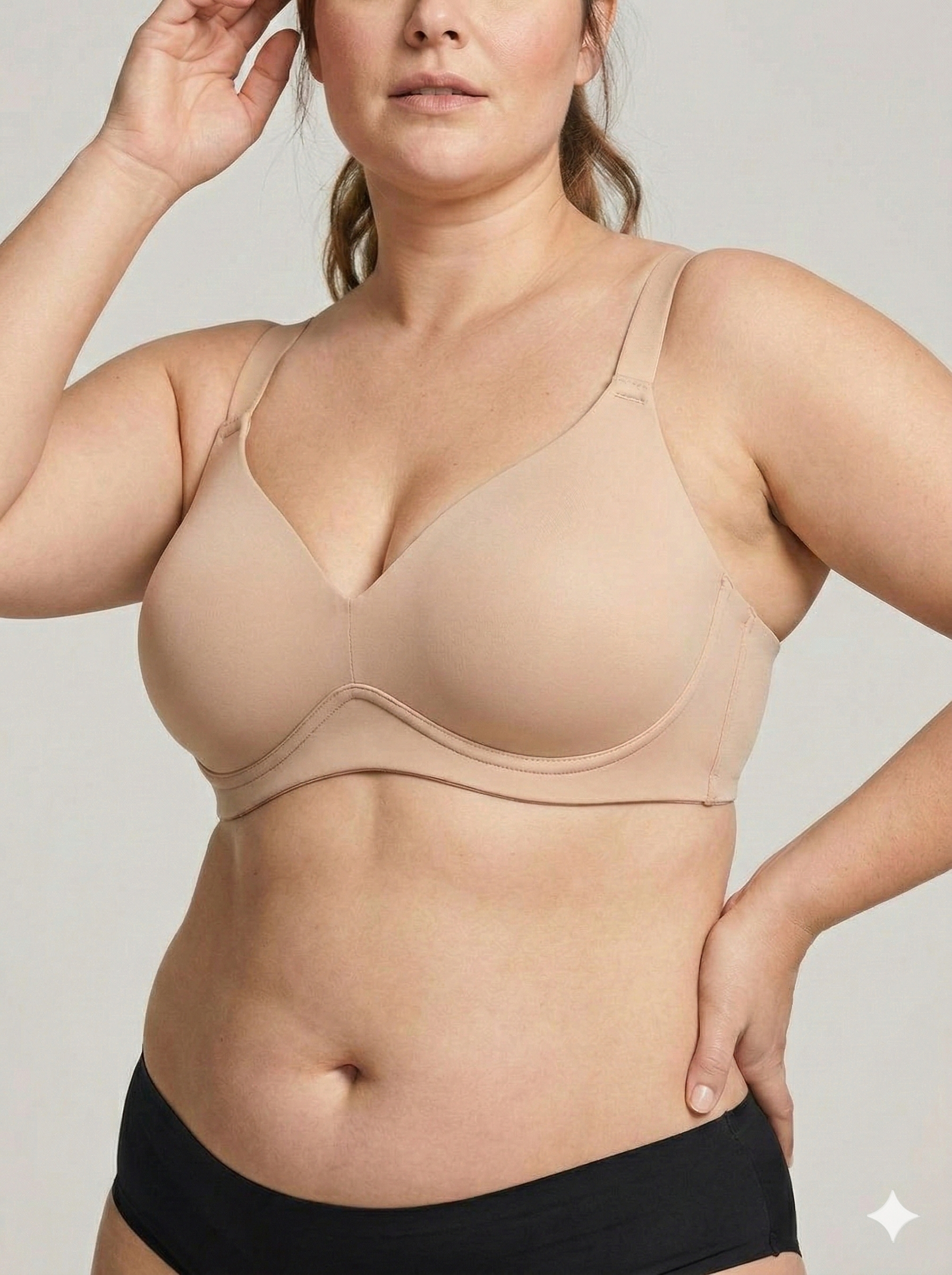 Ashel's plus ease super soft light pad bra