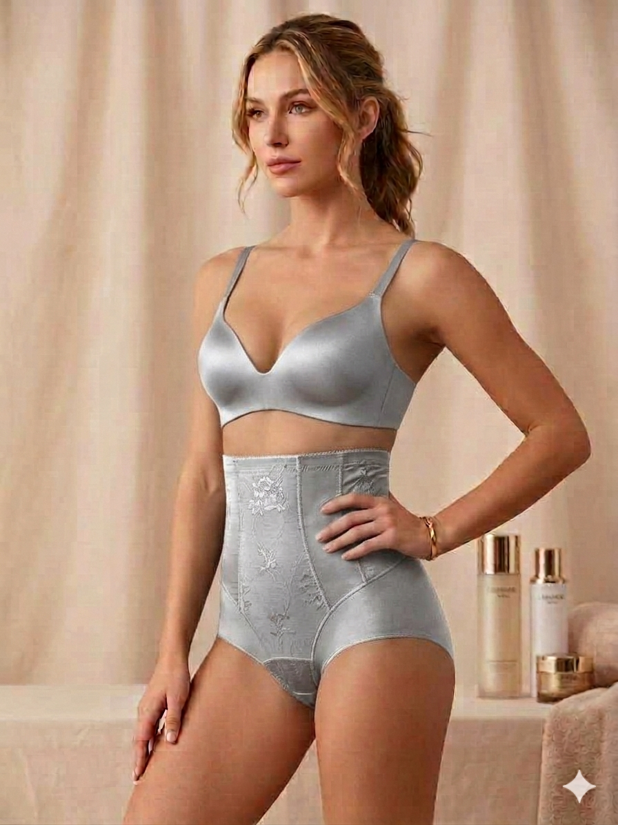 Ashel’s Satin & Sheer Shaping Panty
