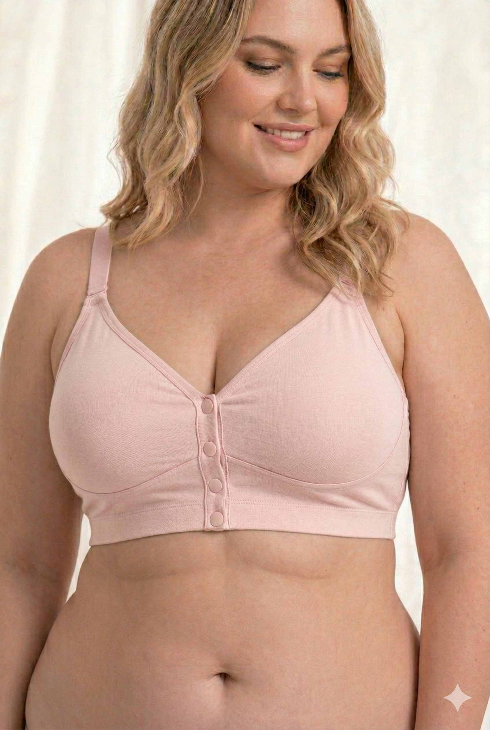 Ashel's curve open non padded comfort bra