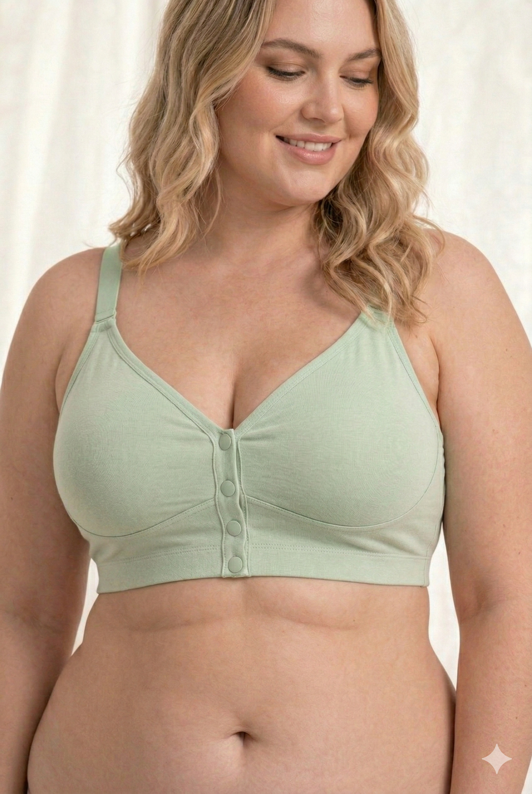 Ashel's curve open non padded comfort bra