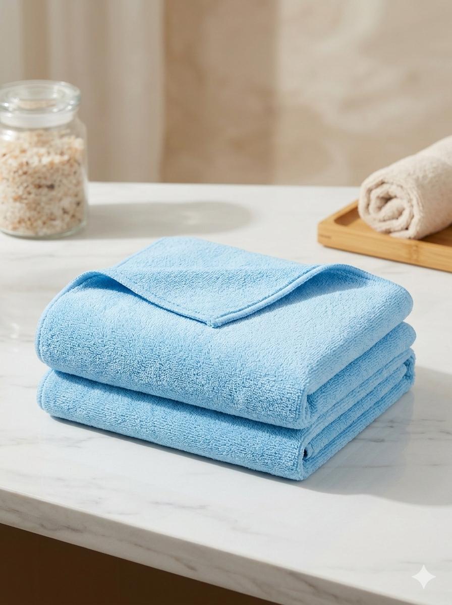 Ashels feather soft dry bath and beach towel
