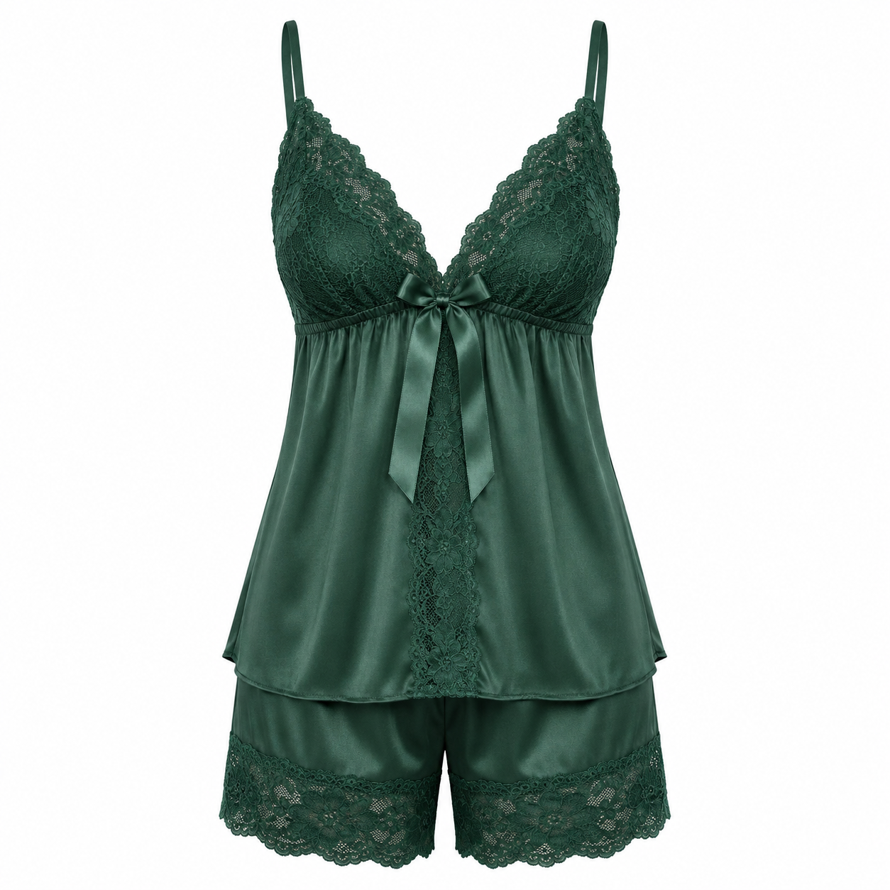 Ashel’s Soft Lace Grace 2-Piece Nighty Set